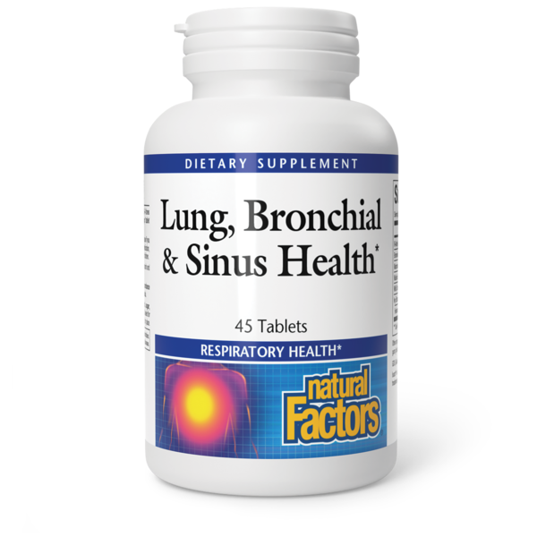 Vitamins & Supplements Natural Factors Lung, Bronchial & Sinus Health hero