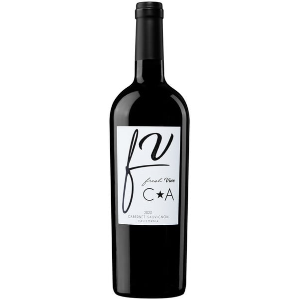 Red Wine Fresh Vine Wine Cabernet Sauvignon 2020, California Wine hero