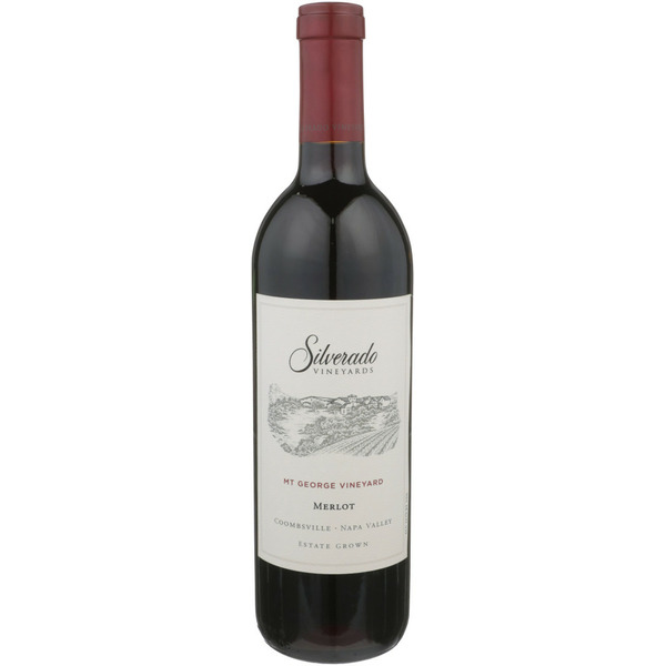 Red Silverado Vineyards Merlot Mt. George Vineyard Coombsville hero