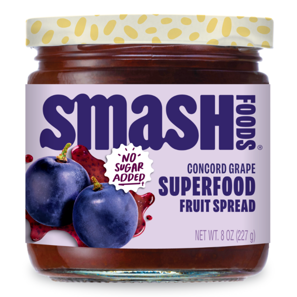 Smash Foods Concord Grape Superfood Fruit Spread hero