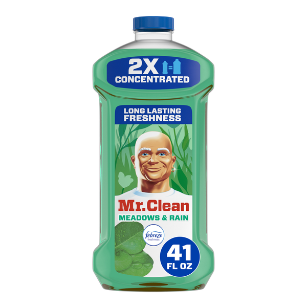 Cleaning Products Mr. Clean Concentrated Multi Surface Cleaner with Febreze Meadows & Rain Scent hero