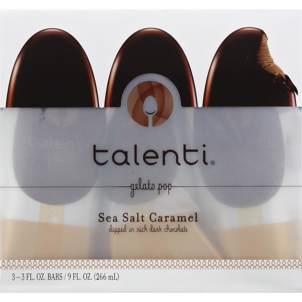 Ice Cream & Ice Talenti Gelato Pop, Sea Salt Caramel hero