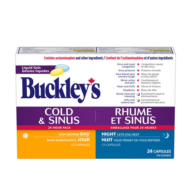 Cough, Cold & Flu Buckley's Gels Cold & Sinus Liquid Gels D/N Combo hero