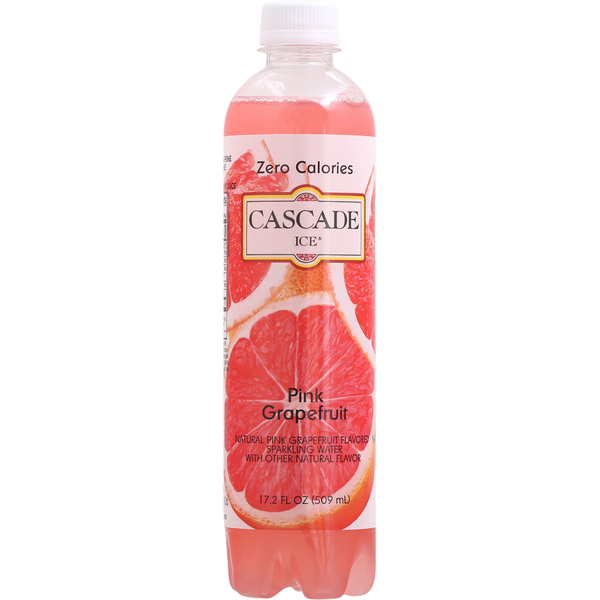 Water, Seltzer & Sparkling Water Cascade Ice Sparkling Water, Zero Calories, Pink Grapefruit hero