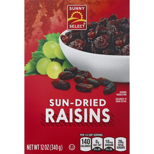 Nuts, Seeds & Dried Fruit Sunny Select Raisins, Sun-Dried hero