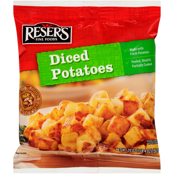 Canned & Jarred Vegetables Reser's Fine Foods Diced Potatoes hero