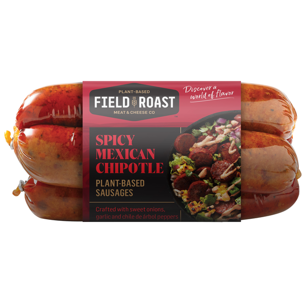 Alternative Meat & Eggs Field Roast Spicy Mexican Chipotle Plant-Based Sausage hero