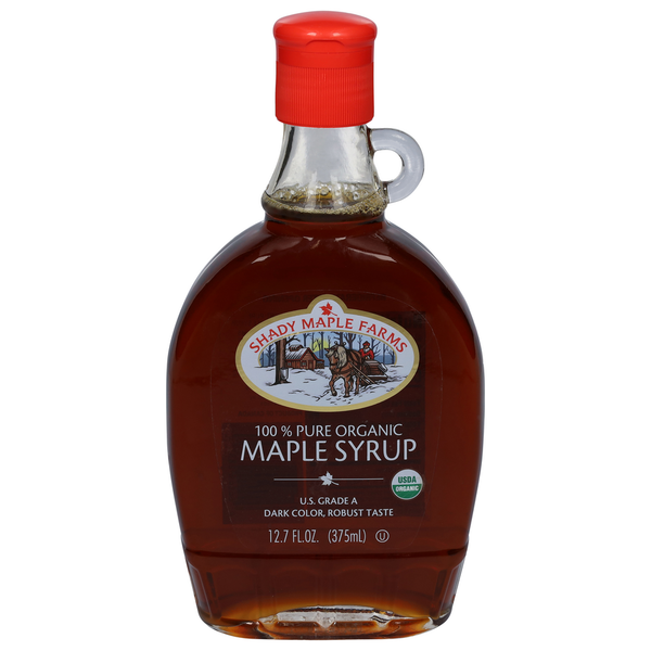 Honeys, Syrups & Nectars Shady Maple Farms Maple Syrup, Organic, 100% Pure hero