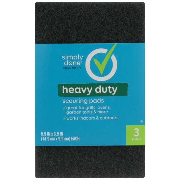 Simply Done Heavy Duty Scouring Pads hero