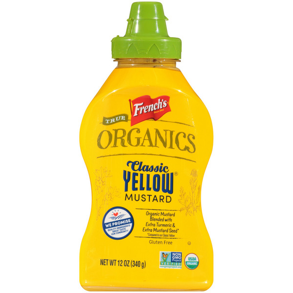 Condiments French's® True Organics Classic Yellow Mustard hero