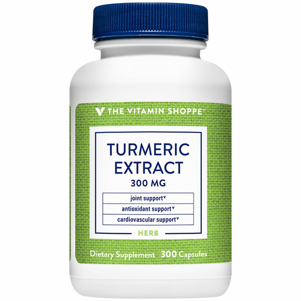 Antioxidants The Vitamin Shoppe Turmeric Extract - 300 MG - 95% Curcuminoids (300 Capsules) hero