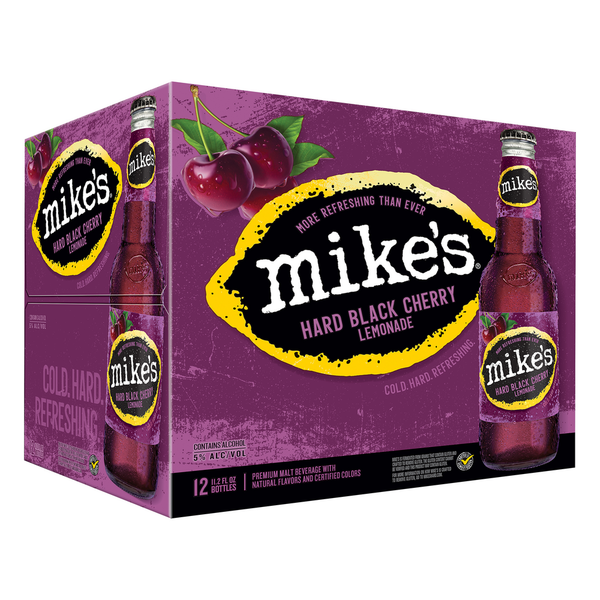 Beers & Coolers Mike’s Hard Black Cherry Lemonade Malt Beverage hero