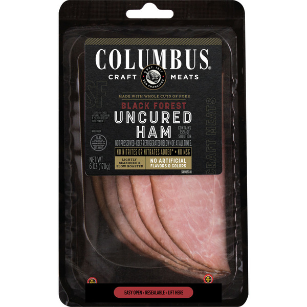 Columbus Black Forest Ham Conventional hero