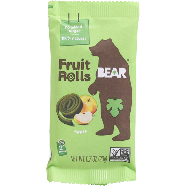 Fruit & Vegetable Snacks BEAR Fruit Rolls, Apple hero