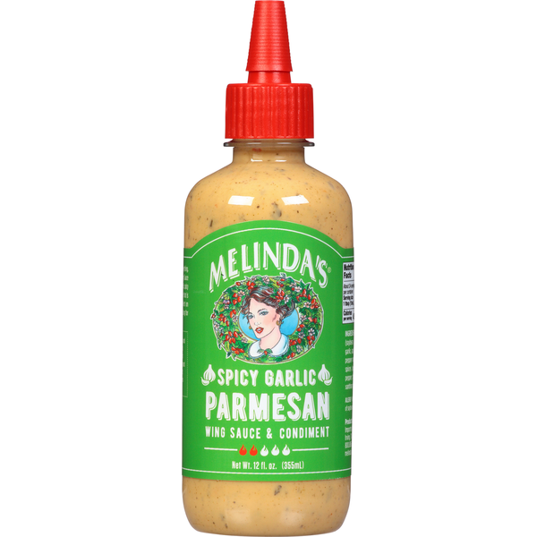 Condiments Melinda's Wing Sauce & Condiment, Spicy Garlic Parmesan hero