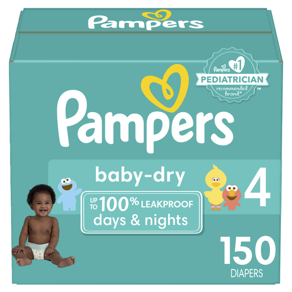 Diapers & Wipes Pampers Baby Dry Size 4 hero