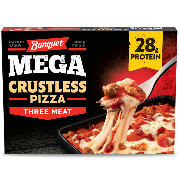 Frozen Meals Banquet Crustless Pizza, Pepperoni, Frozen Meal hero