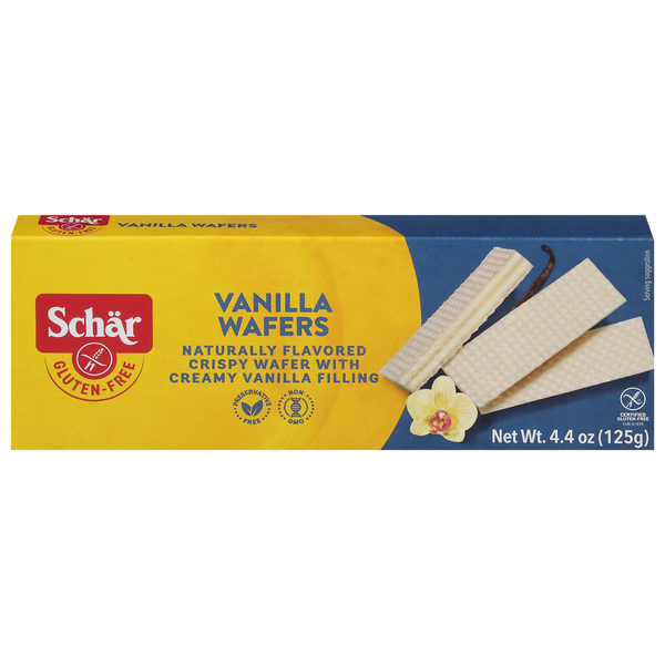 Cookies & Cakes Schär Wafers, Gluten-Freen, Vanilla hero