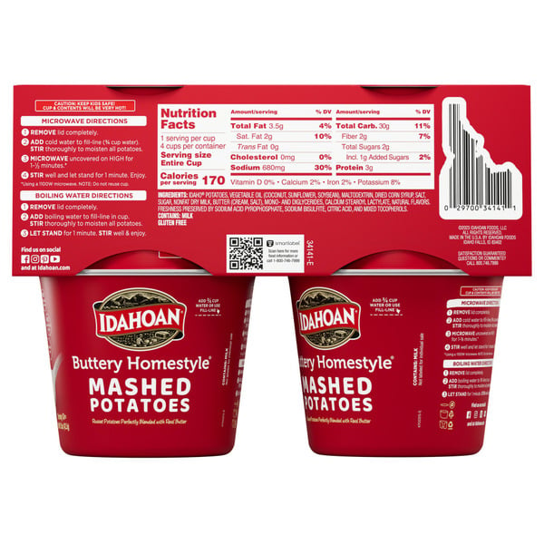 FoodMaxx Idahoan® Buttery Homestyle Mashed Potatoes Same-Day 