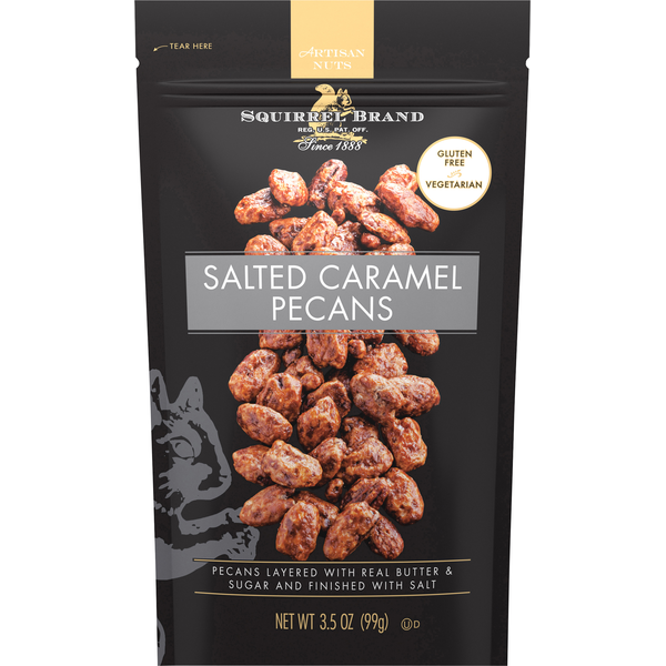 Candy & Chocolate Squirrel Brand Salted Caramel Pecans hero