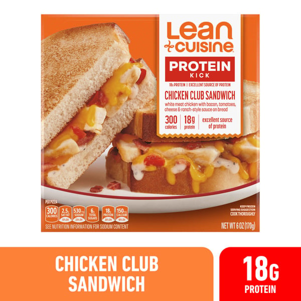 Frozen Meals Lean Cuisine Chicken Club Panini hero