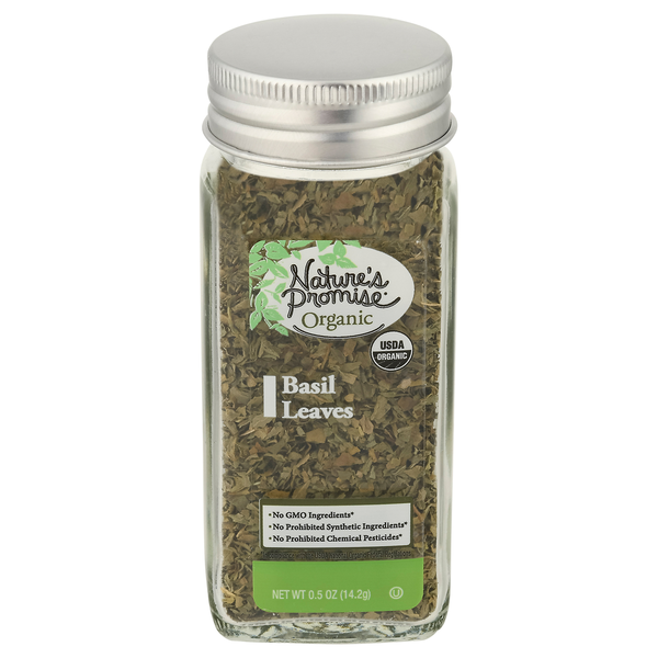 Spices & Seasonings Nature's Promise Organic Basil hero