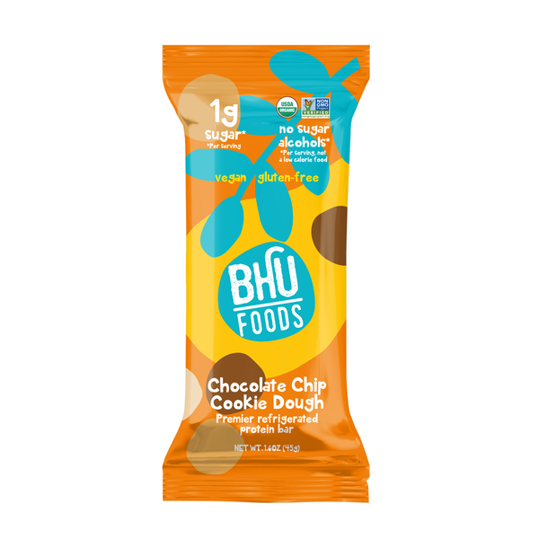 Cookies & Cakes Bhu Foods Refrigerated Protein Bar, Chocolate Chip Cookie Dough hero