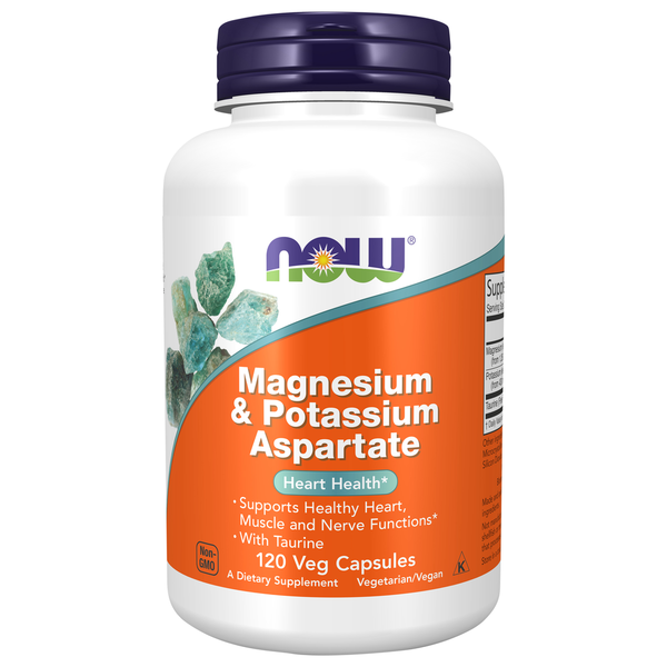 Vitamins & Supplements NOW Magnesium & Potassium Aspartate hero