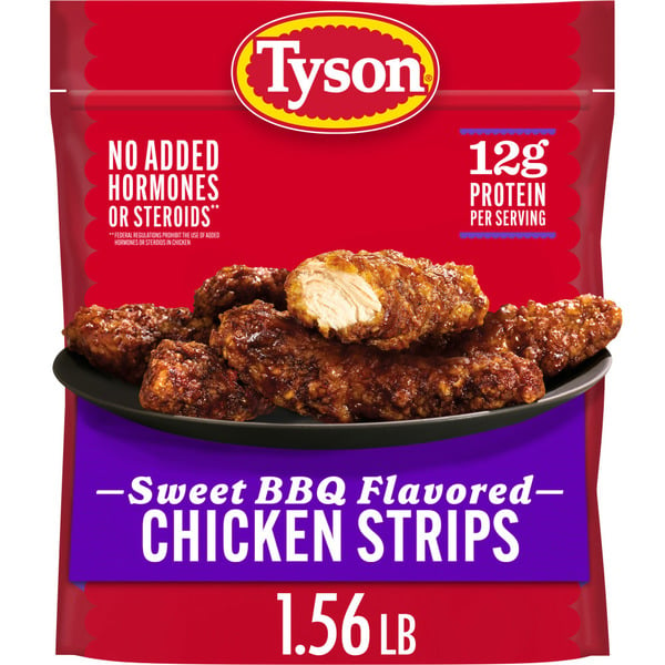 Frozen Appetizers & Sides Tyson Honey BBQ Chicken Strips hero