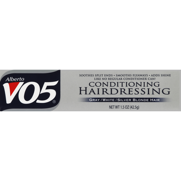 Hair Care Alberto VO5 Conditioning Hairdressing, Gray, White, Silver Blonde Hair hero