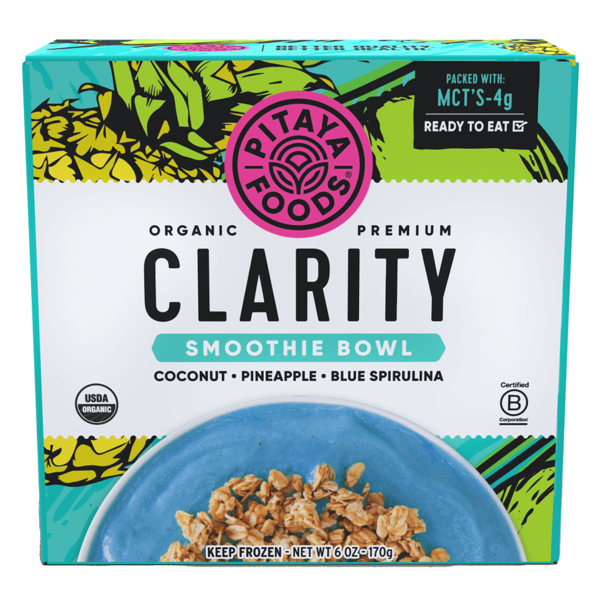 Pitaya Foods Frozen Organic Clarity Smoothie Bowl, Ready to Eat hero