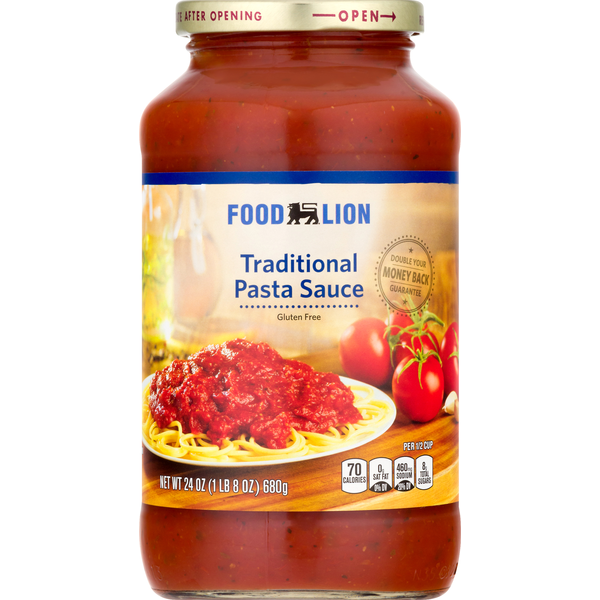 Pasta Sauce Food Lion Pasta Sauce, Traditional hero