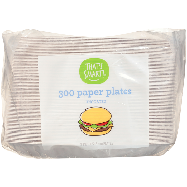 Paper Goods That's Smart! Uncoated Paper Plates hero