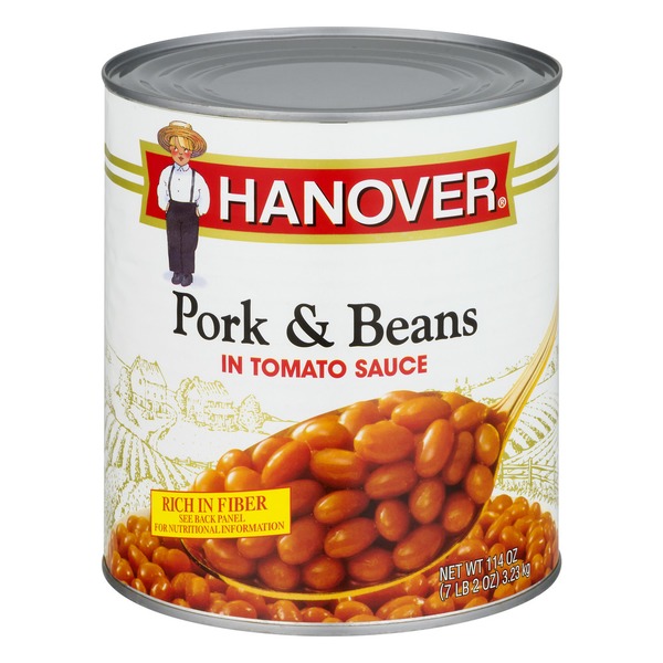 Canned Meals & Beans Hanover Pork & Beans in Tomato Sauce hero