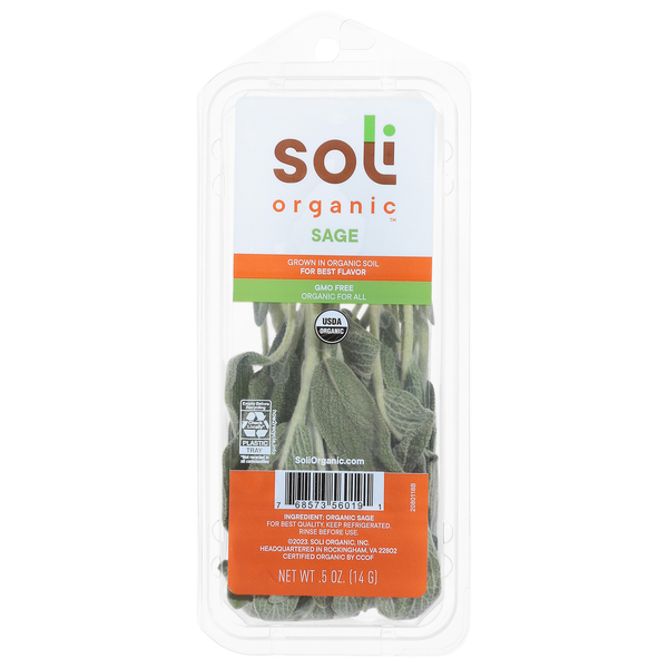 Soli Organic Sage hero