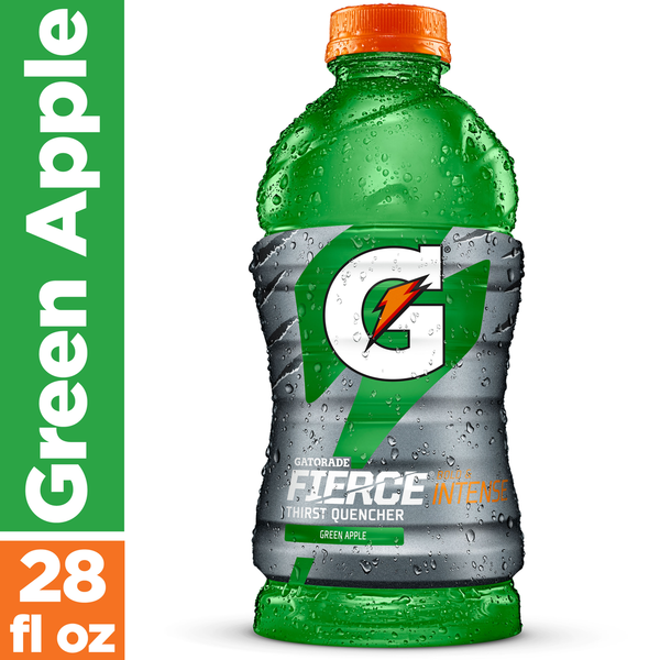 Energy & Sports Drinks Gatorade Green Apple Artificially Flavored Thirst Quencher hero