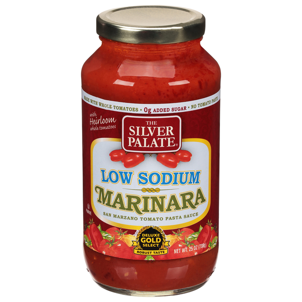 Pasta Sauce The Silver Palate Tomato Pasta Sauce, San Marzano, Low Sodium, Marinara hero