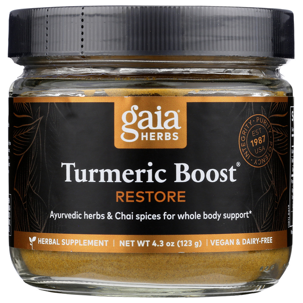 Dietary Supplements Gaia Herbs Turmeric Boost Restore hero