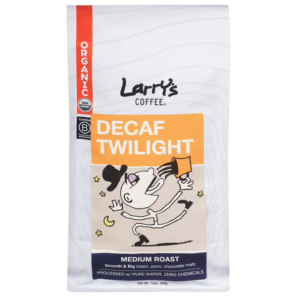 Coffee Larry's Coffee Coffee, Organic, Decaf Twilight, Medium Roast hero