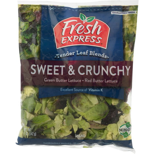 Packaged Vegetables & Fruits Fresh Express Salad, Sweet & Crunchy hero