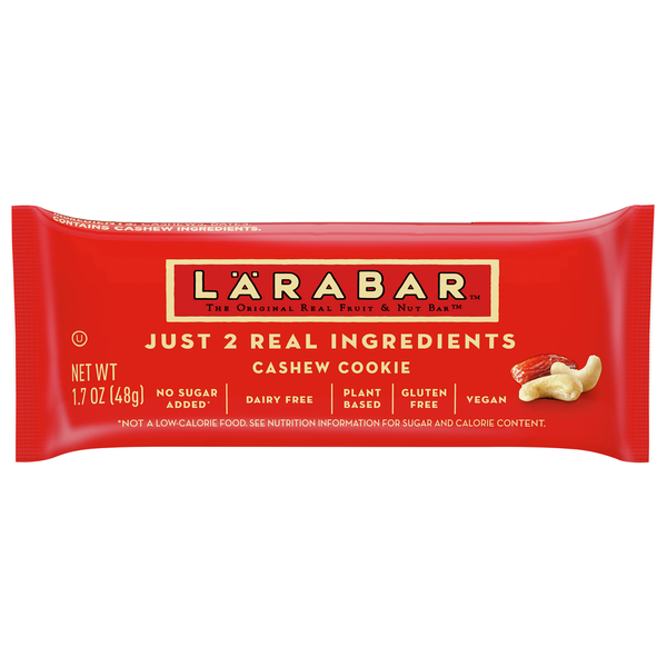 Energy & Granola Bars LÄRABAR Larabar Cashew Cookie Fruit and Nut Bars hero