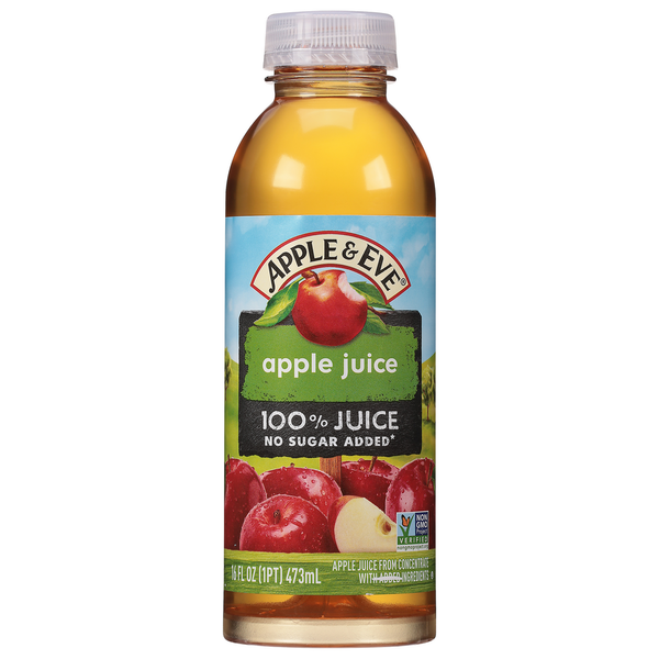 Juice & Nectars Apple & Eve 100% Juice, Apple hero