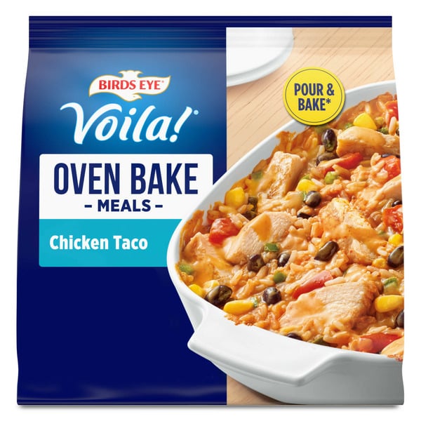 Frozen Meals Birds Eye Voila! Oven Bake Meals Chicken Taco Frozen Meal hero