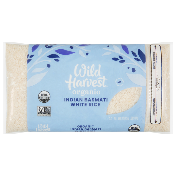 Grains, Rice & Dried Goods Wild Harvest Rice, Organic, White, Indian Basmati hero