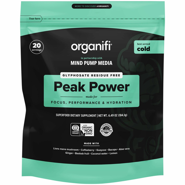 Organifi Lemon Peak Power Supplements hero