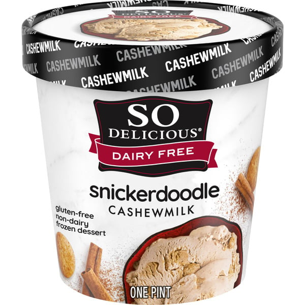 Ice Cream, Gelato & Ice So Delicious Dairy Free Snickerdoodle Cashew Milk Frozen Dessert hero