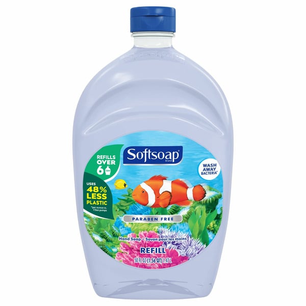 Softsoap Clear Liquid Hand Soap Refill, Aquarium Series, Lightly Scented hero