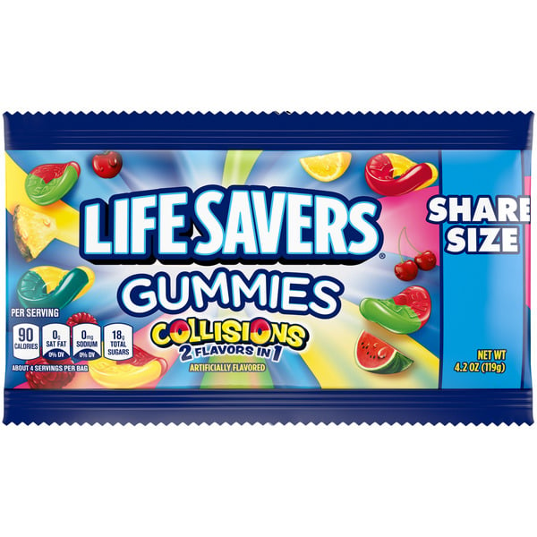 Candy & Chocolate Life Savers Collisions Gummy Candy Share Size hero