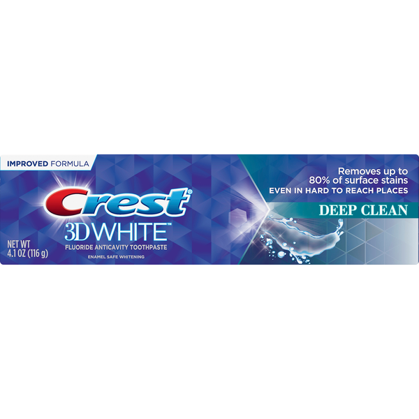 Oral Hygiene Crest Toothpaste, Fluoride Anticavity, Deep Clean hero