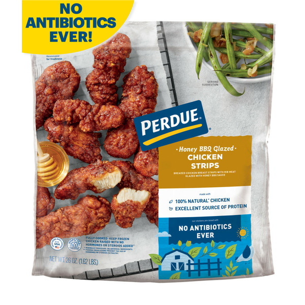 Frozen Meat & Chicken Perdue Honey Bbq Glazed Chicken Strips hero